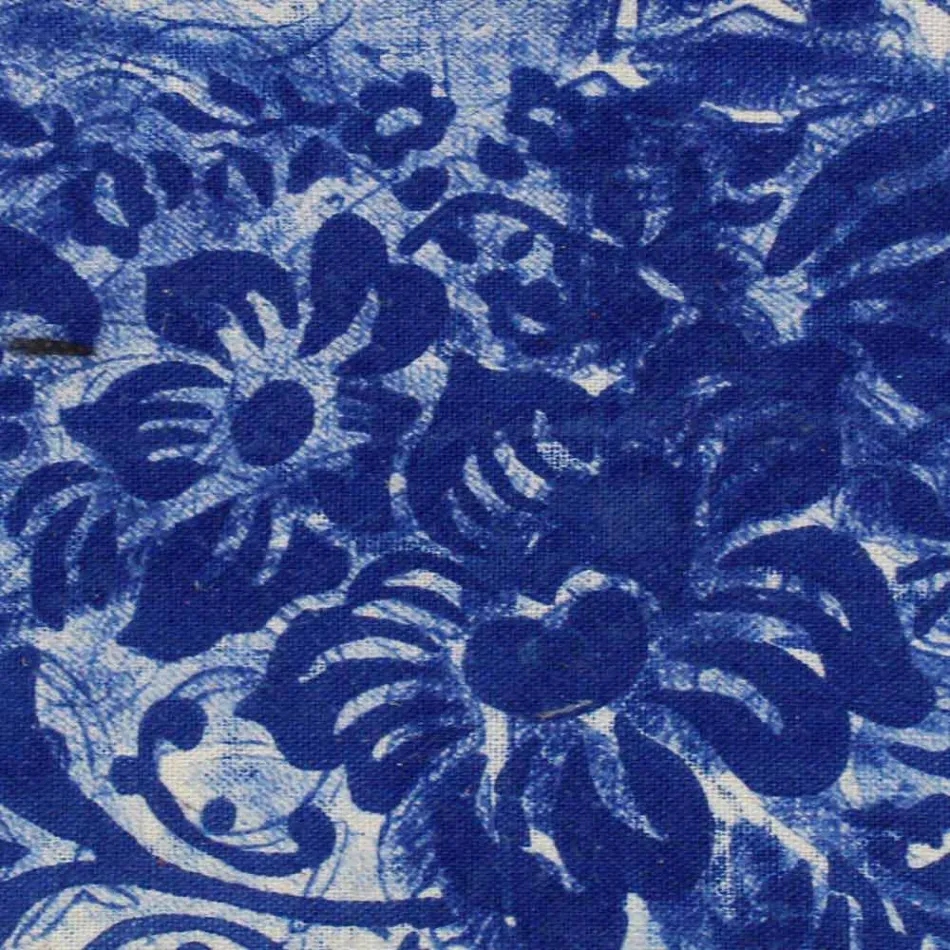 Kunstnerisk håndtrykt clutchtaske, unikt stykke bomuld, 2 stykker - Viadurini af Marchi Viadurini