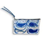 Kunstnerisk håndtrykt clutchtaske, unikt stykke bomuld, 2 stykker - Viadurini af Marchi Viadurini