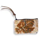 Kunstnerisk håndtrykt clutchtaske, unikt stykke bomuld, 2 stykker - Viadurini af Marchi Viadurini