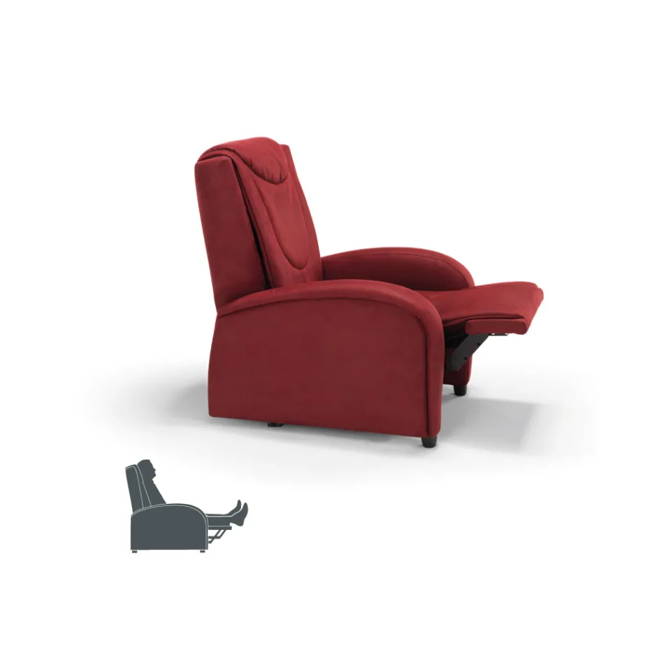 2 motor lift stol med shiatsu massage lavet i Italien Bria Viadurini