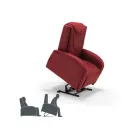 2 motor lift stol med shiatsu massage lavet i Italien Bria Viadurini