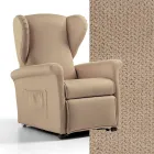 Lift Lænestol med Lift-, Relax- og Sengefunktioner Made in Italy - Talita Viadurini