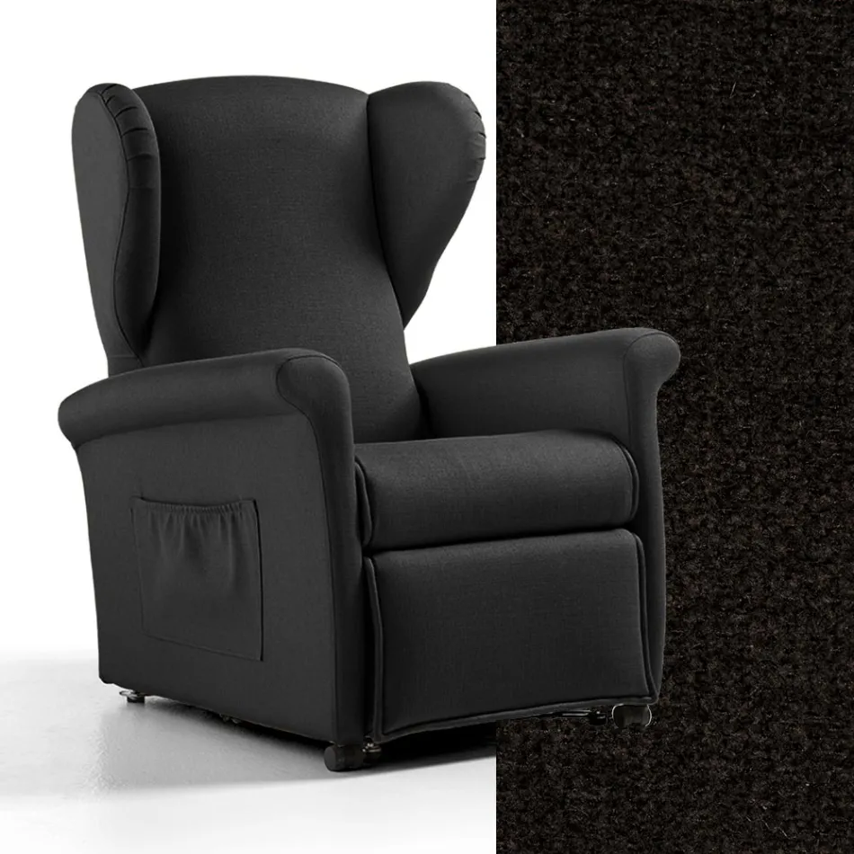 Lift Lænestol med Lift-, Relax- og Sengefunktioner Made in Italy - Talita Viadurini