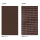 Venstre hjørne udendørs lænestol i aluminium og stropper lavet i Italien - Juliediv Viadurini