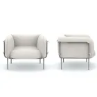 Lav udendørs lænestol med polstret sæde lavet i Italien - plantekasse Viadurini