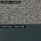 Lav udendørs lænestol med polstret sæde lavet i Italien - plantekasse Viadurini