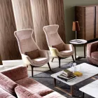 Bergére lænestol i Grilli Wilde design stof lavet i Italien Viadurini