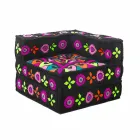 Chaise Longue lænestol i etnisk design i bomuld til patchwork, til stue - fiber Viadurini