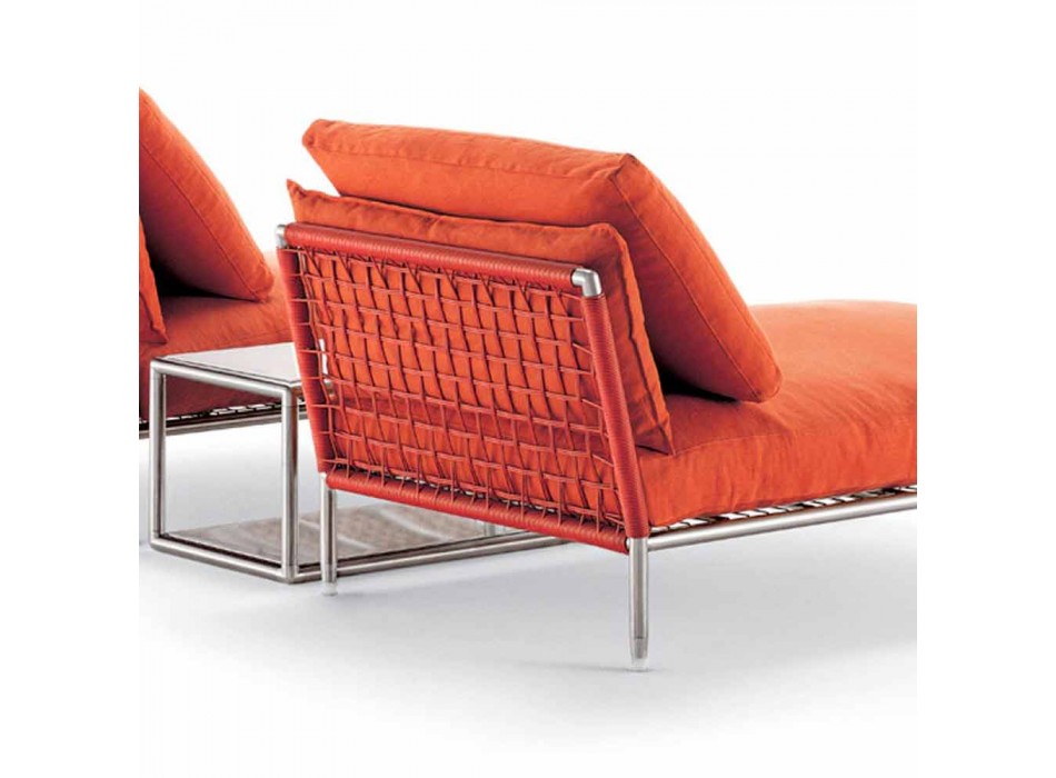 Moderne design chaiselonglænestol til have fremstillet i Italien - Ontario1 Viadurini