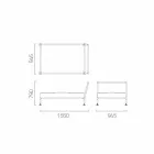 Moderne design chaiselonglænestol til have fremstillet i Italien - Ontario1 Viadurini