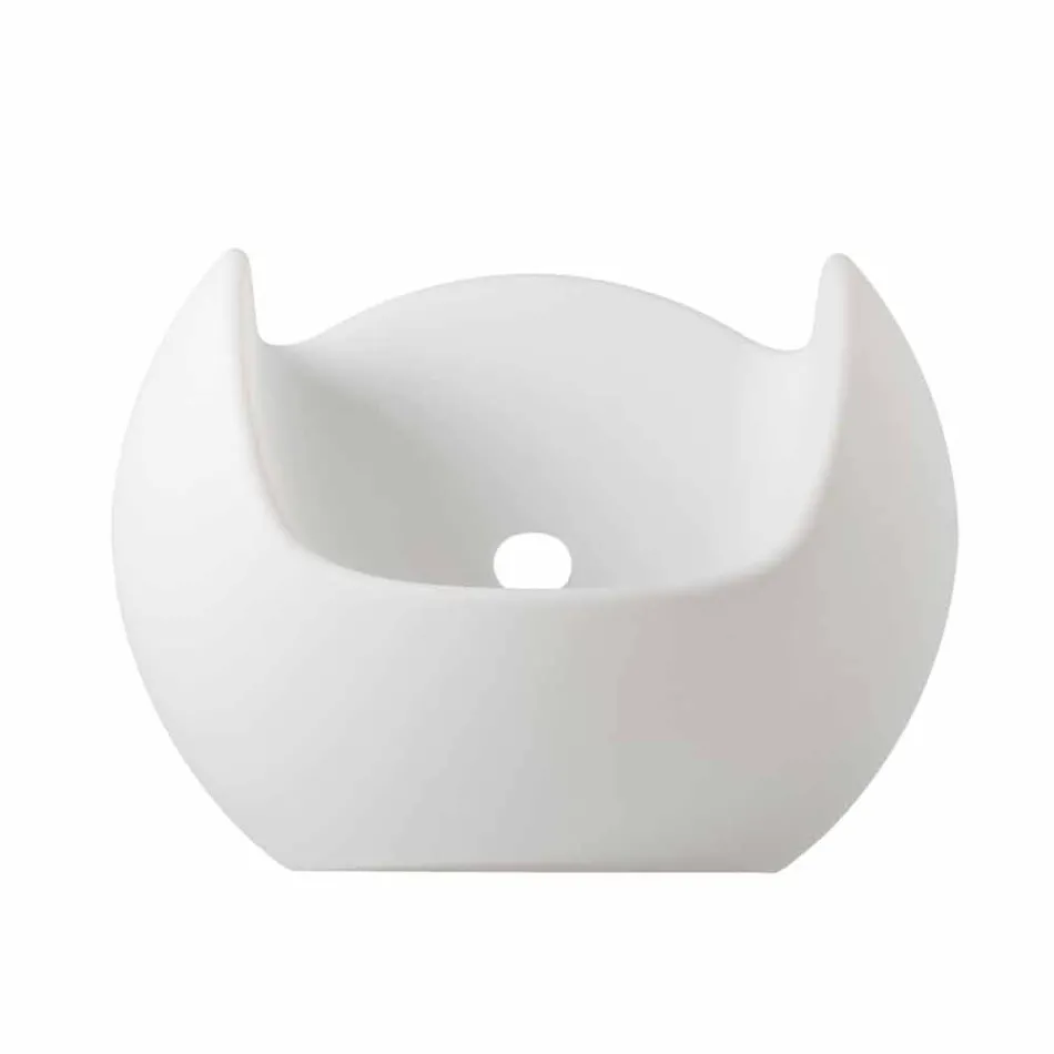 Rocking lænestol Runde lyse Slide Blos lavet i Italien Viadurini