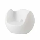 Rocking lænestol Runde lyse Slide Blos lavet i Italien Viadurini