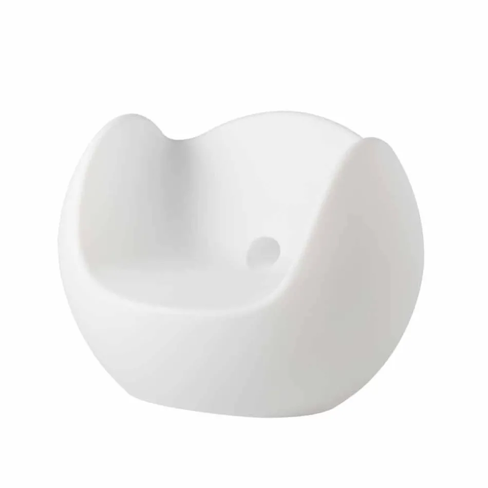 Rocking lænestol Runde lyse Slide Blos lavet i Italien Viadurini