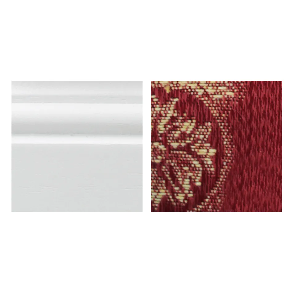 Lænestol med armlæn og struktur i hvidlakeret træ lavet i Italien - kat Viadurini