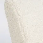 Lænestol med armlæn i sæde af gummitræ og uldeffekt - Patrizia Viadurini