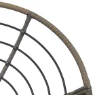 Lænestol med aluminiumsstel beklædt med polyrattan og sofabord - Puntina Viadurini