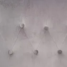 Lænestol med justerbar struktur i forkromet stål og fløjl - Giulia Viadurini