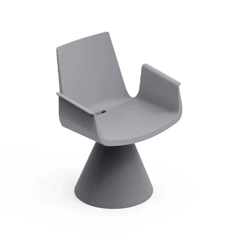 Udendørs lænestol med polyethylen armlæn - Pool Viadurini