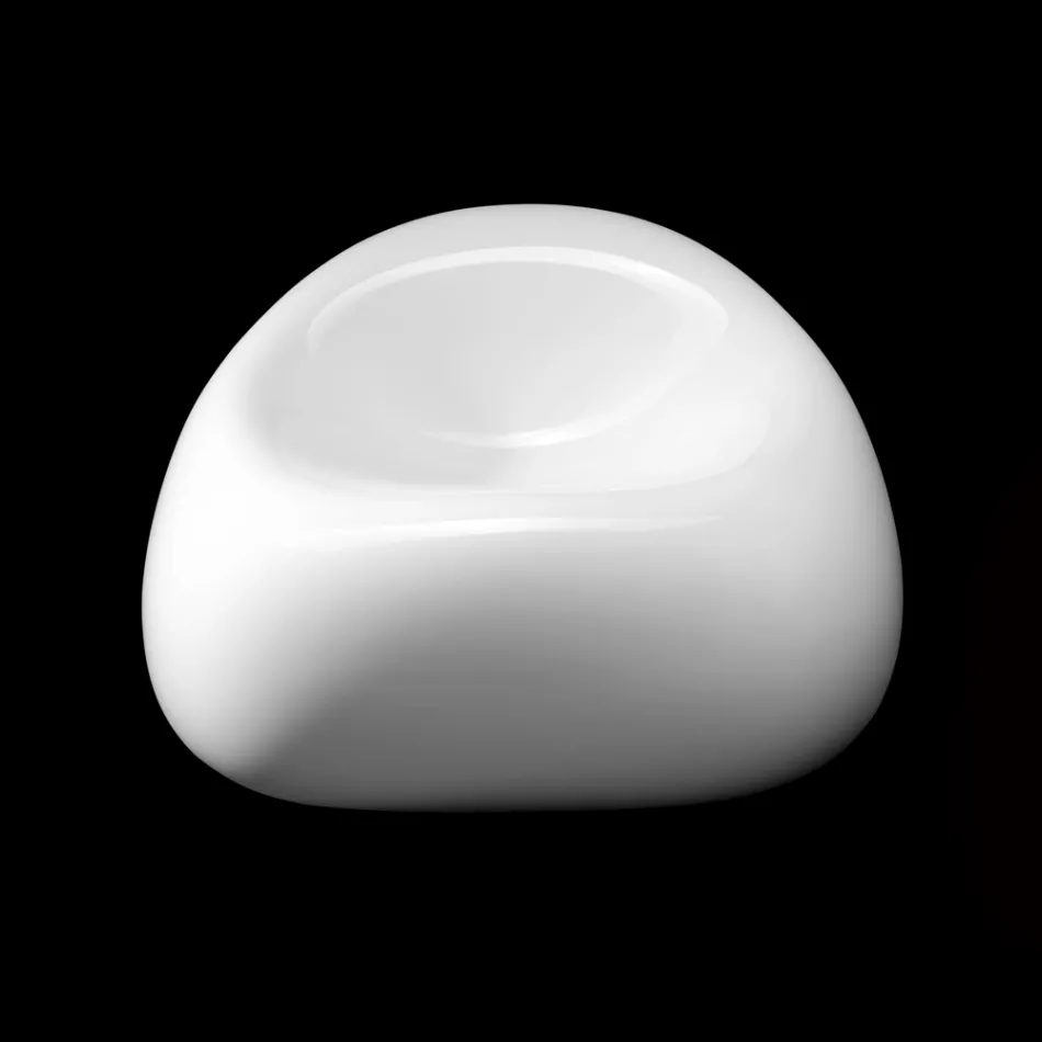 Design udendørs lænestol i farvet polyethylen Fremstillet i Italien - Ervin Viadurini