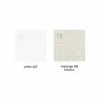 Polstret udendørs lænestol af hvidt og moderne design - Samurai af Myyour Viadurini