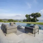 Udendørs lænestol i stål og polypropylen Fremstillet i Italien - Astrid Viadurini