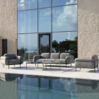 Udendørs lænestol i stål og polypropylen Fremstillet i Italien - Astrid Viadurini