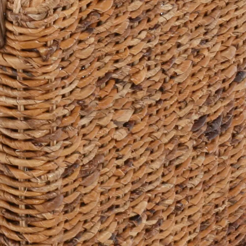 Udendørs Lænestol i Naturlig Bananvævning og Ecru Pude - Fad Viadurini