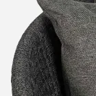 Udendørs lænestol i rebvævning og teaktræ, Homemotion - Callum Viadurini