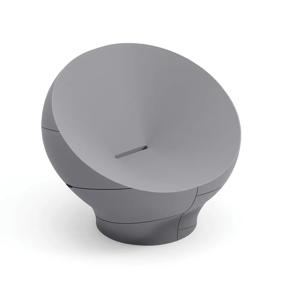 Polyethylen udendørs lænestol fås i forskellige farver - Håndklæde Viadurini