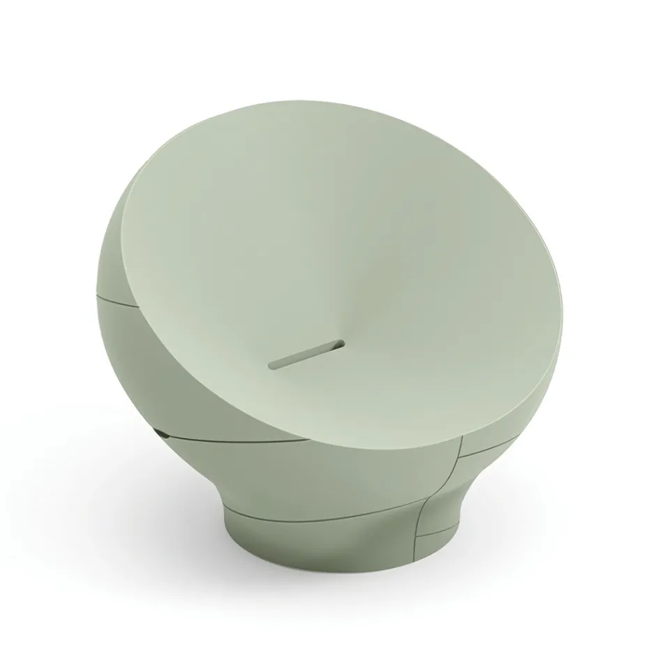 Udendørs lænestol i polyethylen fås i forskellige farver - Håndklæde Viadurini