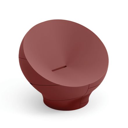 Udendørs lænestol i polyethylen fås i forskellige farver - Håndklæde Viadurini