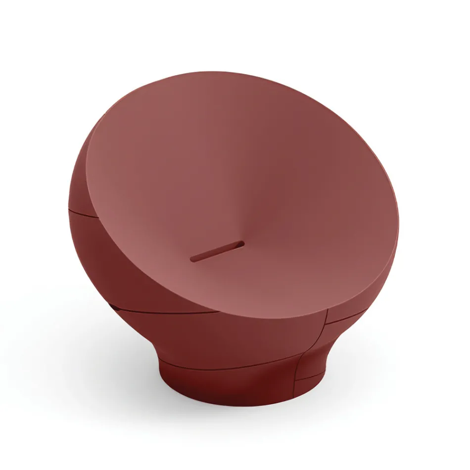 Udendørs lænestol i polyethylen fås i forskellige farver - Håndklæde Viadurini