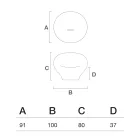 Udendørs lænestol i polyethylen fås i forskellige farver - Håndklæde Viadurini