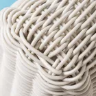 Udendørs lænestol i vævet polyrattan - Charlie Viadurini