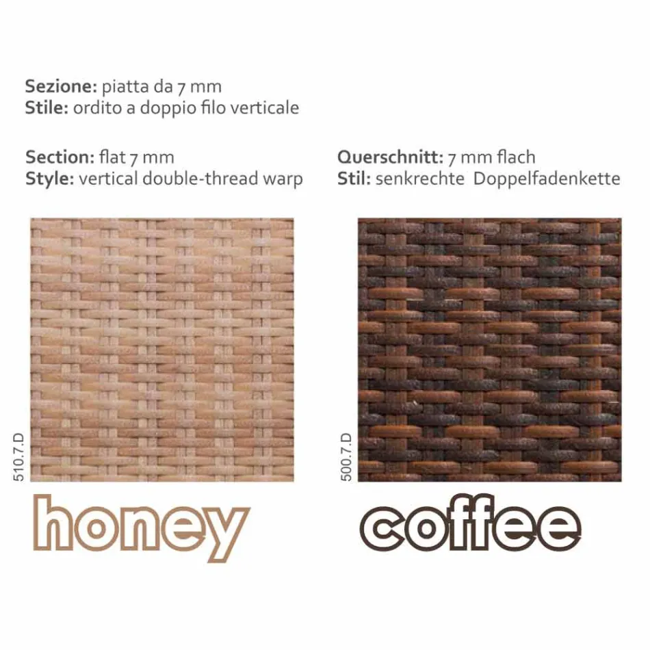 Udendørs Lænestol hånd i Joe polyethylen Viadurini