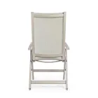 Liggende udendørs lænestol med aluminiumsstruktur, Homemotion - Ursula Viadurini