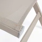 Liggende udendørs lænestol med aluminiumsstruktur, Homemotion - Ursula Viadurini
