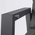 Liggende udendørs lænestol i stof og aluminium, 2 stykker - Nathy Viadurini