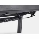 Liggende udendørs lænestol i stof og aluminium, 2 stykker - Nathy Viadurini