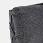 Liggende udendørs lænestol i stof og aluminium, 2 stykker - Nathy Viadurini