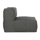 Udendørs lænestol betrukket med aftageligt stof, Homemotion - Lydia Viadurini