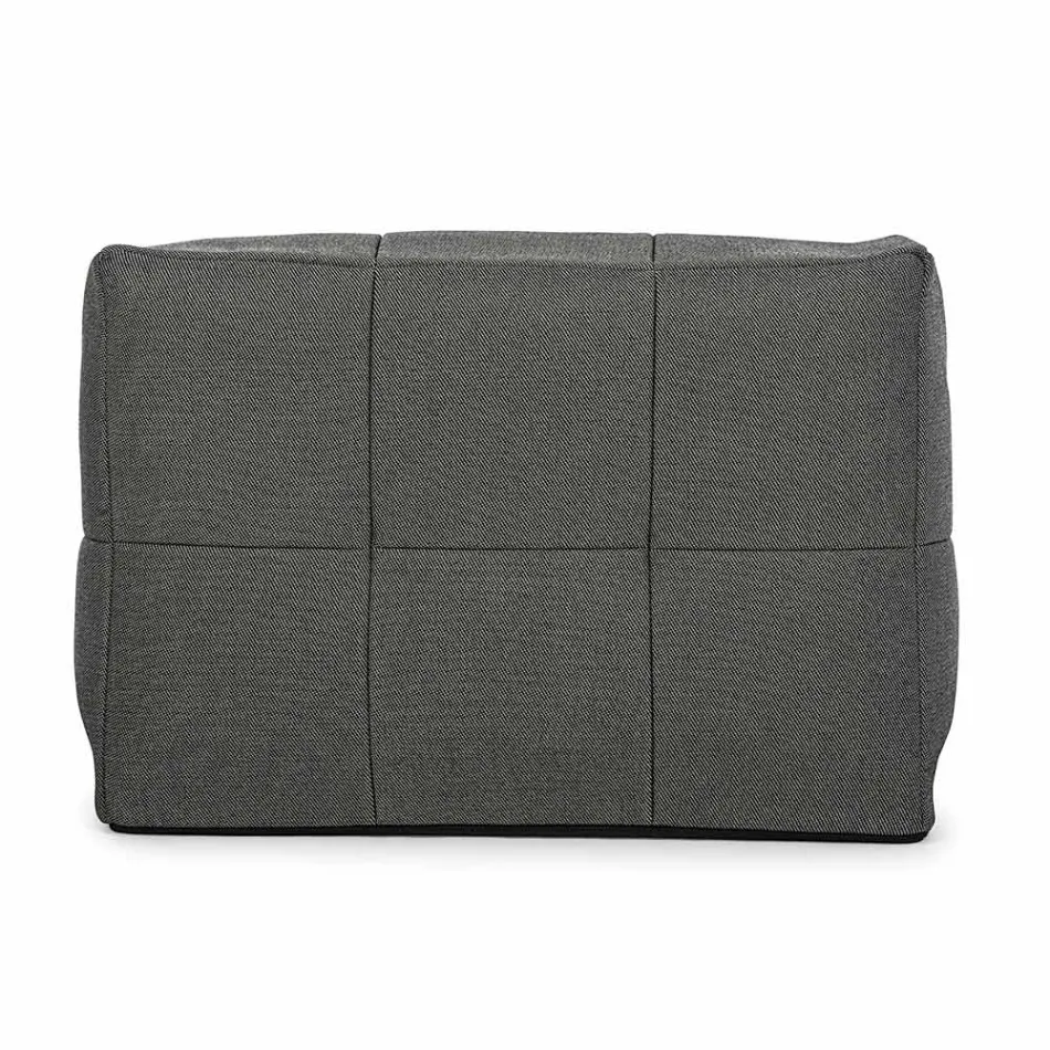 Udendørs lænestol betrukket med aftageligt stof, Homemotion - Lydia Viadurini