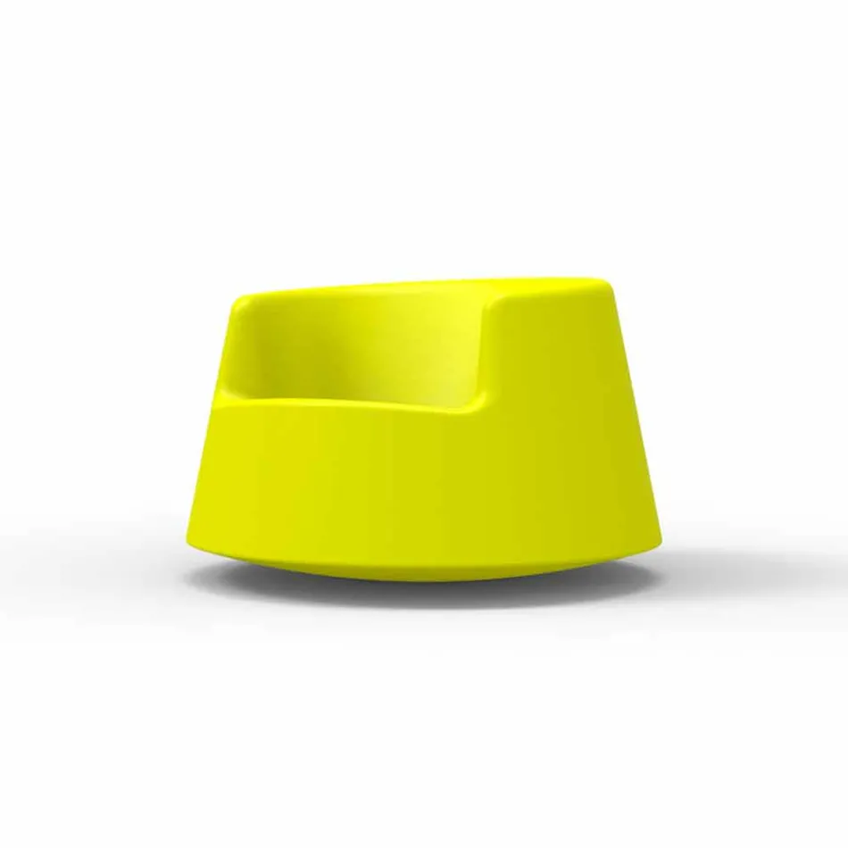 Moderne design haven lænestol Roulette Vondom i polyethylen Viadurini