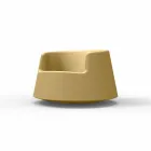 Moderne design haven lænestol Roulette Vondom i polyethylen Viadurini