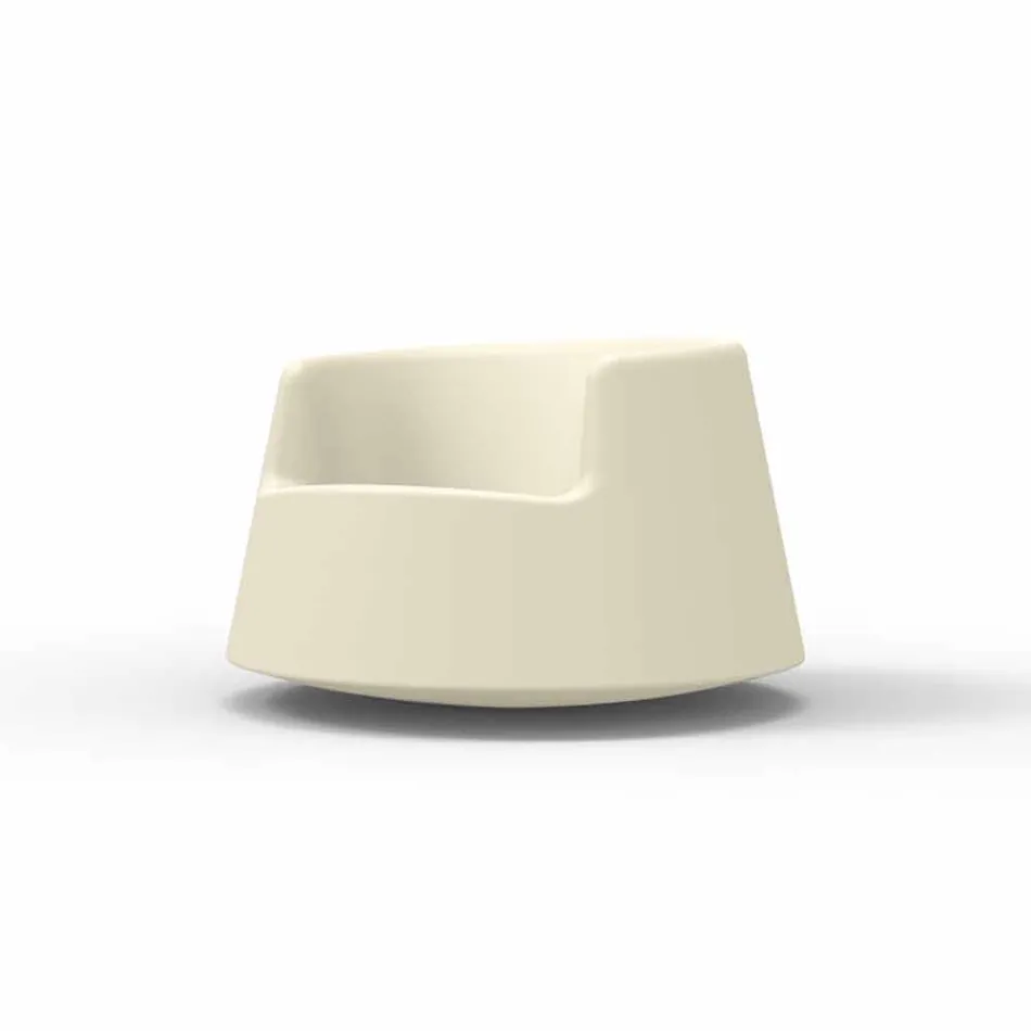 Moderne design haven lænestol Roulette Vondom i polyethylen Viadurini