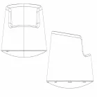 Moderne design haven lænestol Roulette Vondom i polyethylen Viadurini