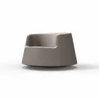 Moderne design haven lænestol Roulette Vondom i polyethylen Viadurini