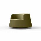 Moderne design haven lænestol Roulette Vondom i polyethylen Viadurini