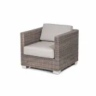 Lænestol håndvævede design haven Elsa Viadurini