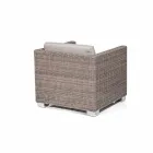 Lænestol håndvævede design haven Elsa Viadurini